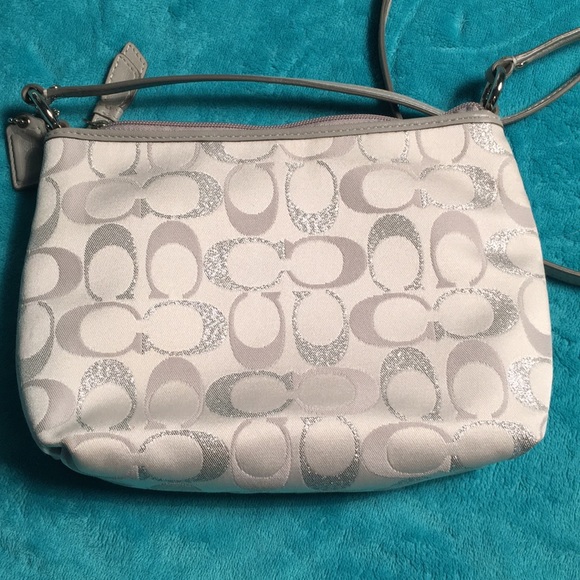 Silver Coach Crossbody - Picture 3 of 8